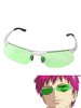 Fasching Das katastrophale Leben von Saiki K Saiki Kusuo Cosplay Gläser Cosplay Zubehör Faschingskostüme