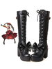 Fasching Date A Live Tokisaki Kurumi Fasching Cosplay Schuhe Gothic Lolita Dress Version Faschingskostüme