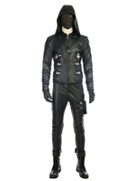 Fasching DC Comics Arrow Set Amerikanische Comics Hose&mit Überzieher&und Accessoires&und Maske&und Handschuhe&und Haube Faschingskostüme