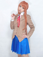 Fasching DDLC Monika Karneval Cosplay Kostüm Doki Doki Literatur Club Cosplay Kostüm Karneval Kostüm Faschingskostüme