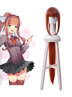 Fasching DDLC Monika Karneval Cosplay Perücke Doki Doki Literatur Club Cosplay Perücke Faschingskostüme