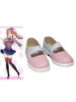 Fasching DDLC Monika Karneval Cosplay Schuhe Doki Doki Literatur Club Cosplay Schuhe Faschingskostüme