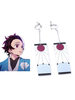 Fasching Demon Slayer Kimetsu Keine Yaiba Kamado Tanjirou Familie Ohrringe Anime Cosplay Zubehör