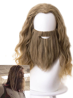 Fasching Die Avengers 4 Endspiel Cosplay Fat Thor Odinson Brown Cosplay Perücke Faschingskostüme