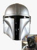 Fasching Die mandalorianischen Cosplay-Masken PVC Star Wars Cosplay-Masken