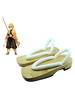 Fasching Dämonentöter Kimetsu No Yaiba Agatsuma Zenitsu Clogs und Socken Anime Cosplay Zubehör