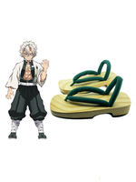 Fasching Dämonentöter: Kimetsu No Yaiba Shinazugawa Sanemi Clogs und Socken Anime Cosplay Schuhe