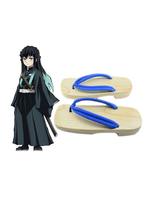 Fasching Dämonentöter Kimetsu No Yaiba Tokito Muichiro Clogs und Socken Anime Cosplay Schuhe
