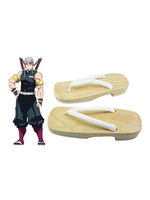 Fasching Dämonentöter: Kimetsu No Yaiba Uzui Tengen Clogs und Socken Anime Cosplay Zubehör