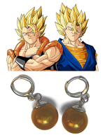 Fasching Dragon Ball Cosplay Zubehör 2021 Vegetto Anime Ohrringe Fasching Faschingskostüme