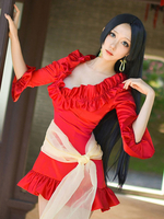 Fasching Ein Stück Boa Hancock Karneval Cosplay Perücke Faschingskostüme