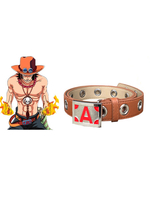 Fasching Einteiliges Portgas D Ace Legierungsgürtel Anime Cosplay Zubehör