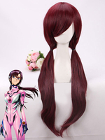 Fasching EVA Neon Genesis Evangelion Mari Makinami Illustrious Perücke