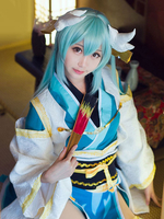 Fasching Fate Grand Order FGO Kiyohime Fasching Cosplay Perücke Faschingskostüme