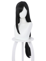 Fasching Final Fantasy VII Adventskinder Tifa Lockhart Schwarze Cosplay Perücke