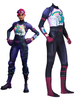 Fasching Fortnite Cosplay Kostüme Dark Navy Fortnite Game Trikot Jumpsuit Brite Bommber Lycra Spandex Kinderspiel Cosplay Kostüme Faschingskostüme