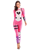 Fasching Fortnite Fasching Cosplay Zentai Jumpsuit Kostüm für Damen Karneval Kostüm Faschingskostüme