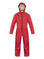 Fasching Geld Überfall Cosplay Dali Rot La Casa De Papel Cosplay Overall für Kinder