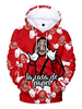 Fasching Geld Überfall Hoodie Dali Rot La Casa De Papel Print Kapuzenpullover