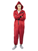 Fasching Geldraub Cosplay La Casa De Papel Roter Reißverschluss Dali Overall Faschingskostüme