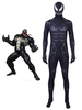 Fasching Gift 2021 Eddie Brock Karneval Cosplay Kostüm Zentai Anzug mit Kapuze Fasching Karneval Kostüm Faschingskostüme