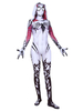 Fasching Gwen Stacy Cosplay weißer Venom Marvel Film Kapuzenoverall Faschingskostüme