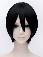 Fasching Hast du nicht gehört; ich bin Sakamoto Sakamoto Desu Ga Sakamoto Cospplay Perücke Cosplay Perücke schwarz kurze Cosplay Perücke