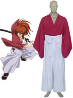 Fasching Hübsches einfaches Cosplay Kostüm von Rurouni Kenshin Himura Kenshin