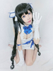 Fasching Hestia Cosplay Black Perücke Ist es falsch zu versuchen; Mädchen in einem Dungeon Cosplay Zubehör zu holen Faschingskostüme