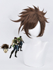 Fasching JoJos Bizarre Adventure Battle Tendenz Joseph Joestar Brown Cosplay Perücke
