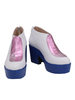 Fasching Jojos Bizarre Adventure Stone Ocean Narciso Anasui Weiße Cosplay Schuhe