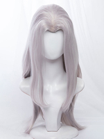 Fasching JoJos Bizarres Abenteuer Vento Aureo Goldener Wind Anime Edition Leone Abbacchio Graue Cosplay Perücke