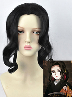 Fasching Kibutsuji Muzan weibliche Version Cosplay Perücke Dämonentöter Kimetsu Kein Yaiba Cosplay Zubehör