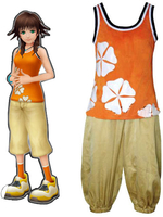 Fasching Kingdom Hearts II Olette Cosplay Kostüm
