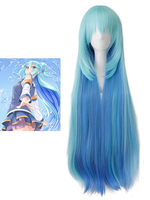 Fasching Konosuba Aqua Karneval Cosplay Perücke Faschingskostüme