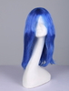 Fasching Kurze Cosplay Perücke Royal Blue Central Parting Face Änderung gerade Perücke Faschingskostüme