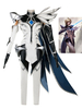 Fasching League Of Legends Fiora Laurent Der Grand Duelist Weiß IG Champion Set LOL Fasching Spiel Cosplay Kostüme Karneval Kostüm Faschingskostüme
