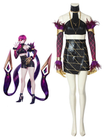 Fasching League Of Legends LOL KDA Evelynn Cosplay Kostüm 2021 Fasching Karneval Kostüm Faschingskostüme