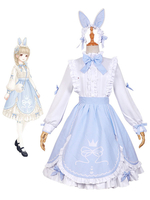 Fasching Liebe Nikki Nikki Cosplay Spiel Anime Gilr Prinzessin Lolita Kleid Kaninchen Version Fasching Karneval Kostüm Faschingskostüme