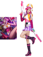 Fasching Liga der Legende Lol Arcade Miss Fortune die Kopfgeldjäger Cosplay Kostüm