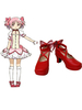 Fasching Madoka Kaname Cospaly Schuhe von Puella Magi Madoka Magica
