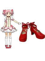 Fasching Madoka Kaname Cospaly Schuhe von Puella Magi Madoka Magica