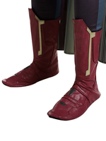 Fasching Marvel Avengers Vision-Cosplay Schuhe Roten Stiefel