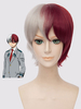 Fasching Mein Held Academia Boku kein Held Academia Todoroki Shouto Cosplay Perücke