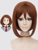 Fasching Mein Held Academia Boku kein Held Academia Uraraka Ochako Cosplay Perücke