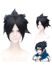 Fasching Naruto Sasuke Uchiha Fasching Perücke schwarze gerade
