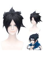 Fasching Naruto Sasuke Uchiha Fasching Perücke schwarze gerade