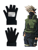 Fasching Naruto Shippuden Hatake Kakashi Schwarze Handschuhe Anime Cosplay Zubehör