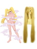 Fasching Naruto Shippuden Uzumaki Naruto Weiblich 80cm Anime Cosplay Blonde Twin Tail Perücke