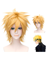 Fasching Naruto Uzumaki Naruto Cosplay Perücke blond direkt